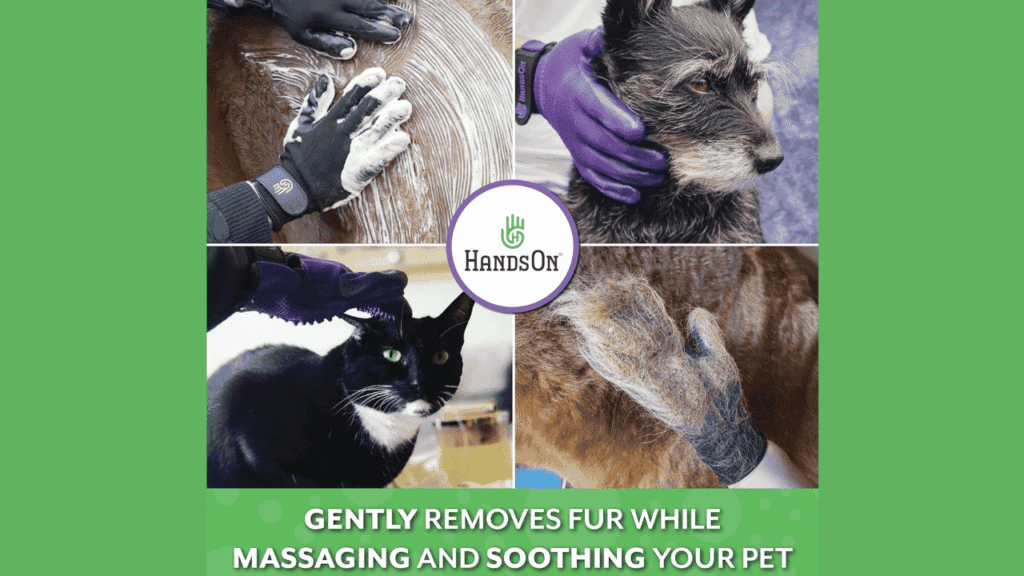 Benefits of HANDSON Pet Grooming Gloves
