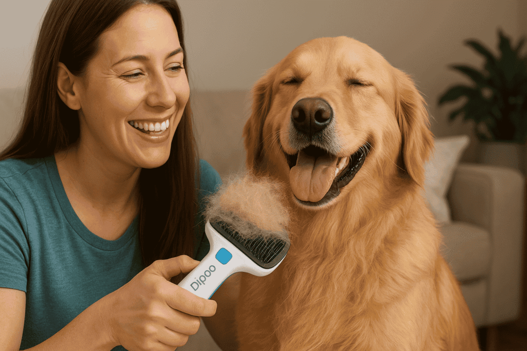 Dipoo Self Cleaning Shedding Brush: Tested & Trusted by a Pet Lover