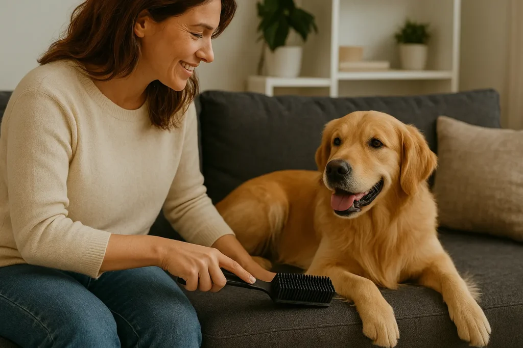 Rubber Hair Removal Brush: The Ultimate Tool for a Hair-Free Home.