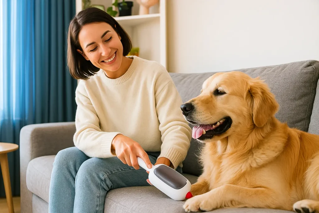 Say Goodbye to Pet Hair in Seconds: The Lint Roller Brush Every Owner Needs.