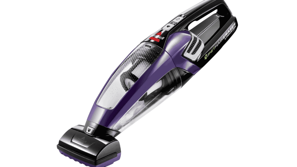 Cordless hand vacuum to remove pet hair