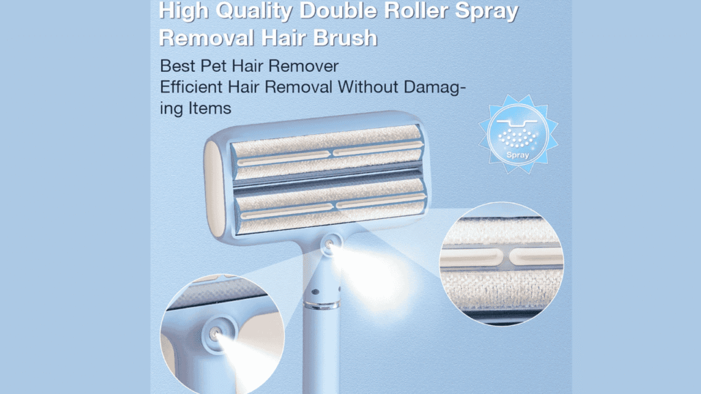 Features of Double Roller Pet Hair