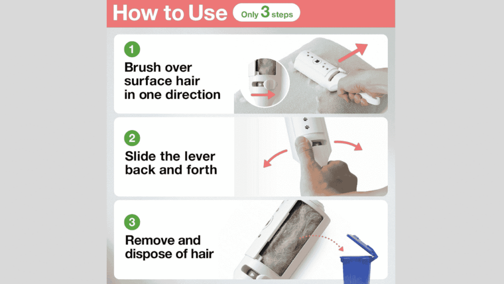 How to Use the Easy Pet Hair Remover