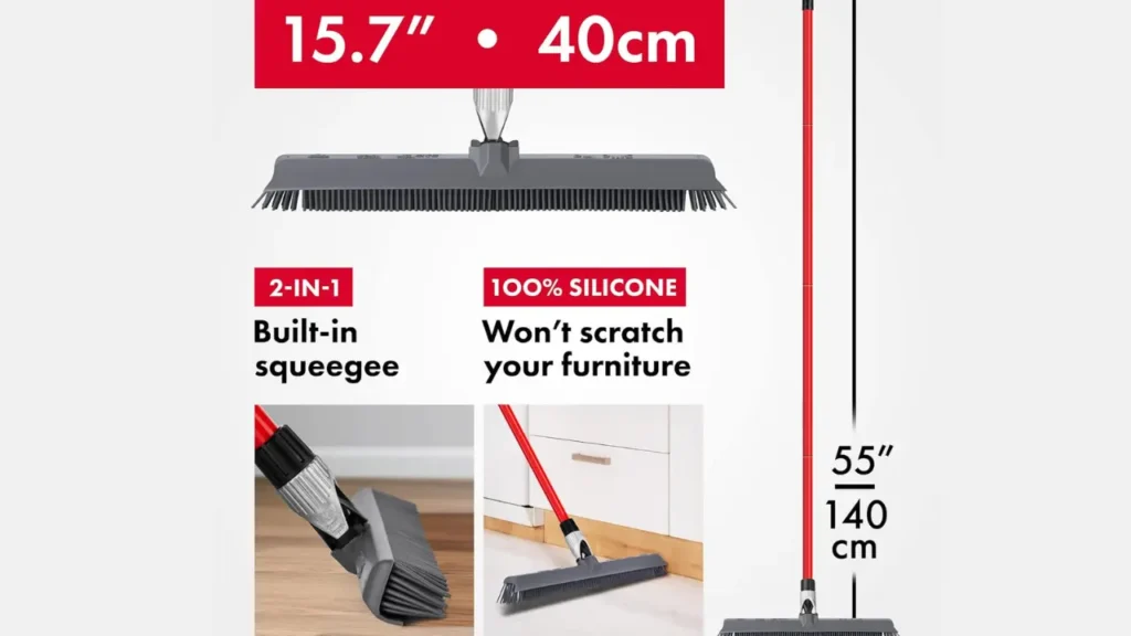 Features of Silicone Rubber Broom