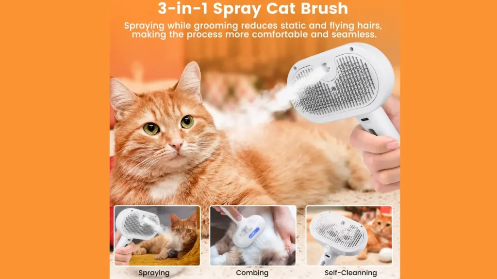 Showing Features of Cat Steam Brush