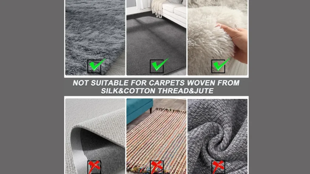 Showing where to use Carper rake.