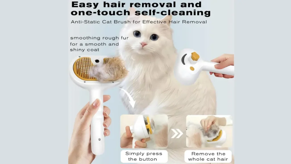 Showing experience and use of Spray Hair Removal Comb