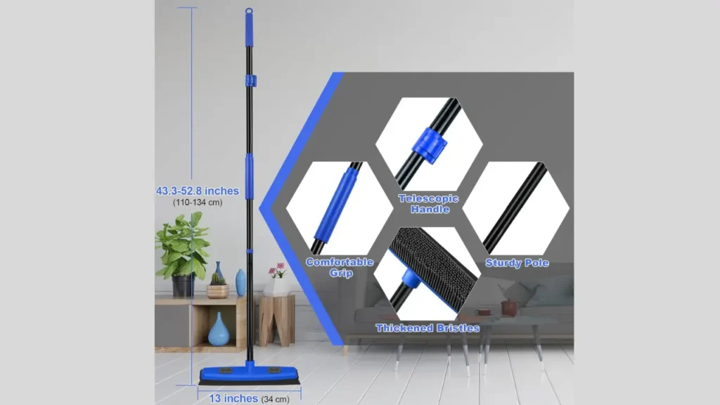 Showing Feauters of Dolanx Rubber Broom